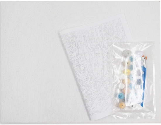 Картина по номерам «Приветливые дельфины»