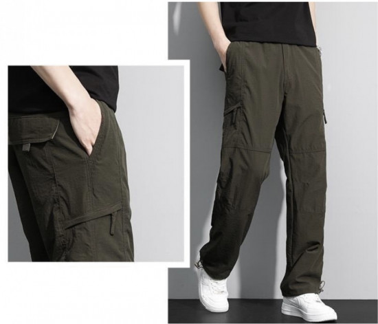 Брюки карго утепленные