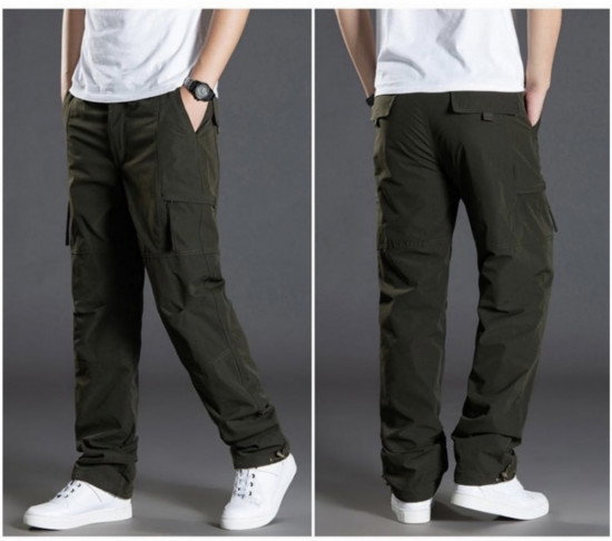 Брюки карго утепленные