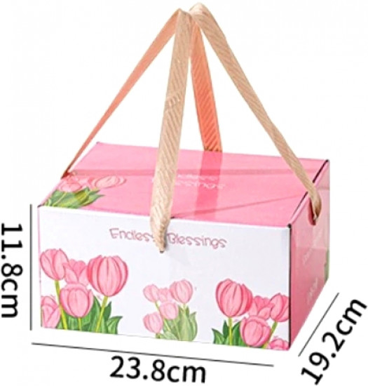 Подарочный набор пиал с ложками «Тюльпаны»