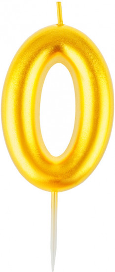 Свеча для торта «Цифра 0»