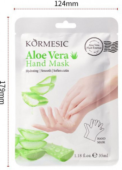Набор тканевых масок для рук и ног с экстрактом алоэ вера