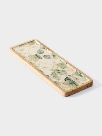 Блюдо прямоугольное «Листья»