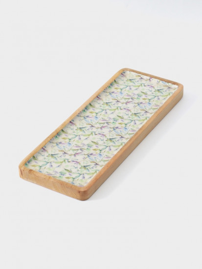 Блюдо прямоугольное «Оттенки сирени»