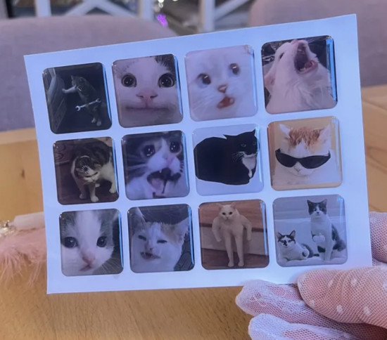 Набор стикеров 3D