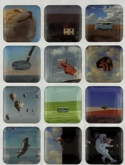 Набор стикеров 3D