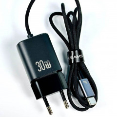 СЗУ CC264 JC Series 30W Type-C порт с кабелем Type-C - Фото 1