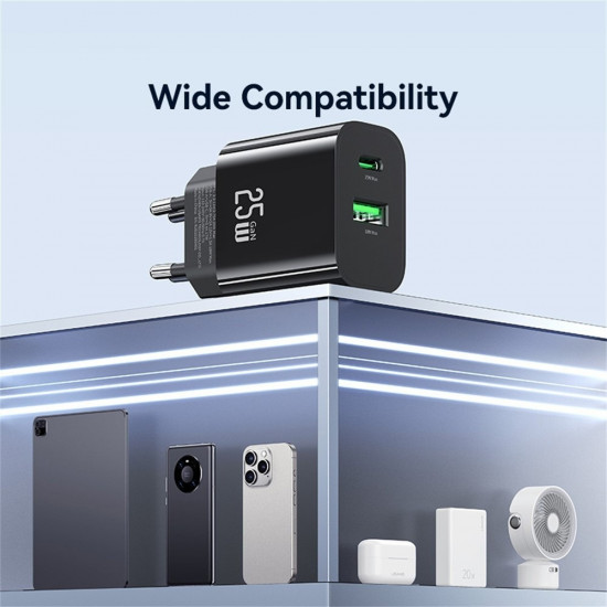 СЗУ Usams CC315 T65 CC315TC01 25W PD USB+Type-C порты