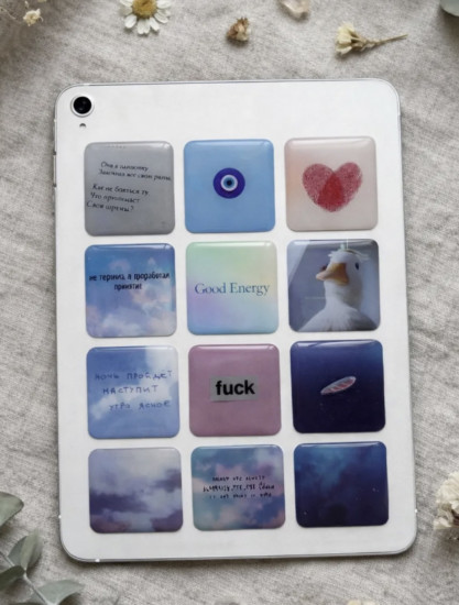 Набор стикеров 3D