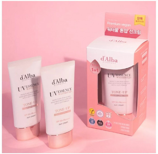 Cолнцезащитный крем для осветления тона кожи лица «Waterfull Tone-Up Sun Cream 2 в 1» SPF50+ PA++++