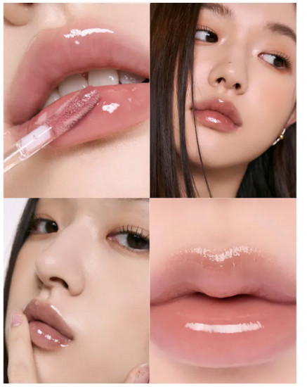 Стойкий блеск для эффекта стеклянных губ «Glasting Color Gloss», тон 02 Nutty Vague