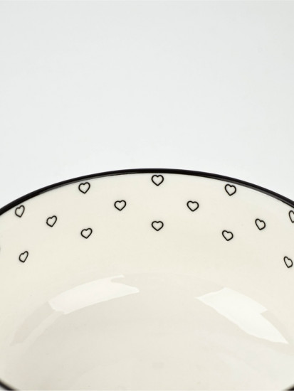 Салатник керамический «Сердечки»