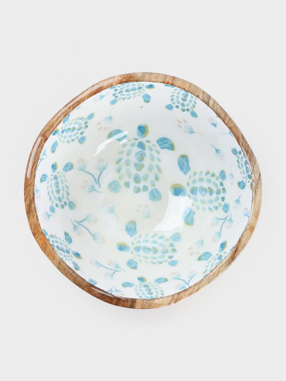 Салатник «Черепаха и цветы»