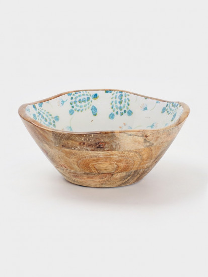 Салатник «Черепаха и цветы»