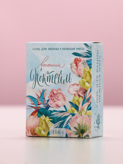 Соль для ванны с ароматом мяты