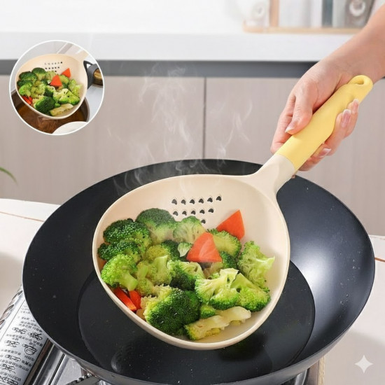 Термостойкая ложка-дуршлаг