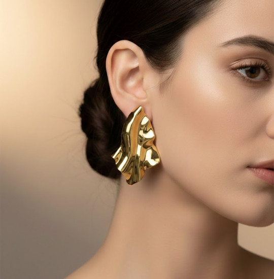 Серьги «Жидкое золото»