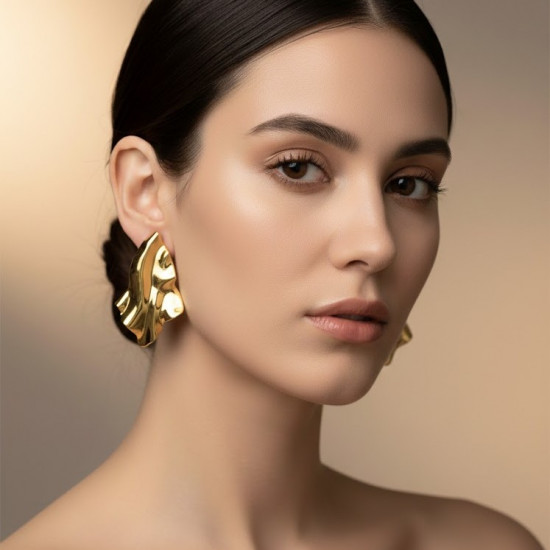 Серьги «Жидкое золото»