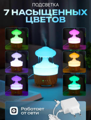 Ультразвуковой увлажнитель воздуха с подсветкой - Фото 14