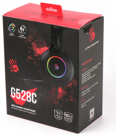 Наушники с микрофоном A4Tech Bloody G528С