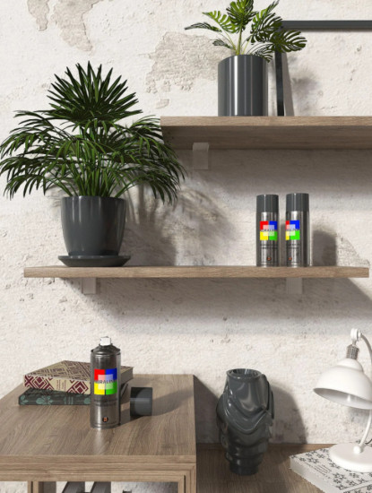 Краска акриловая универсальная, RAL7016 Антрацитово-серый