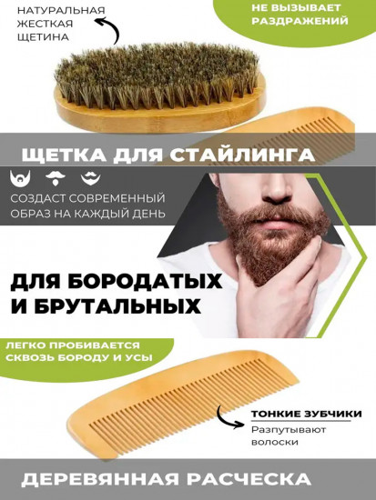 Набор для ухода за бородой подарочный