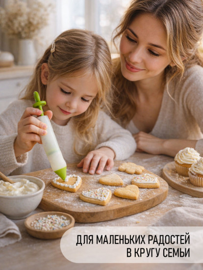 Шприц кондитерский с насадками