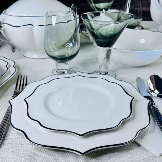 Набор тарелок «Magnolia silver»