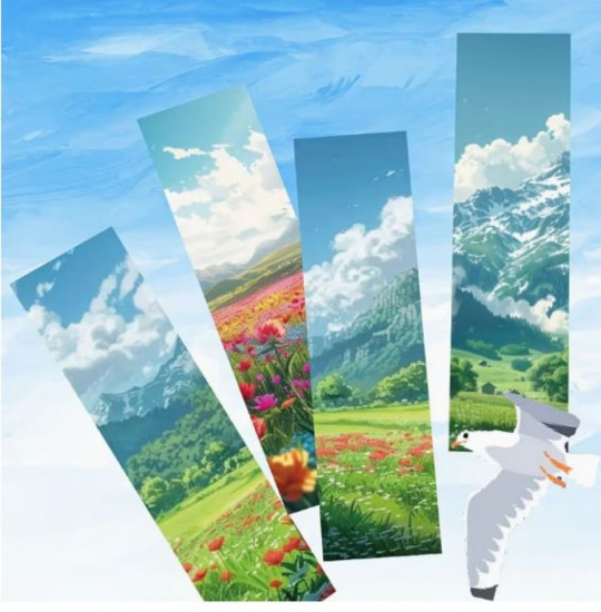 Закладка для книг «Пейзаж аниме»