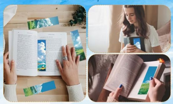 Закладка для книг «Пейзаж аниме»