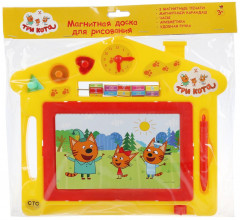 Доска магнитная для рисования «Три кота» - Фото 2