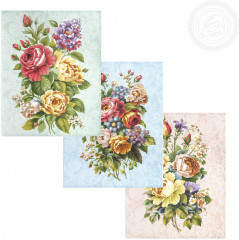 Набор полотенец из рогожки «Пионы» - Фото 1