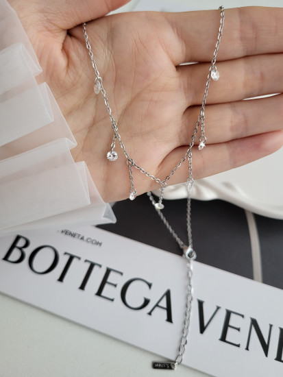 Колье с цирконами