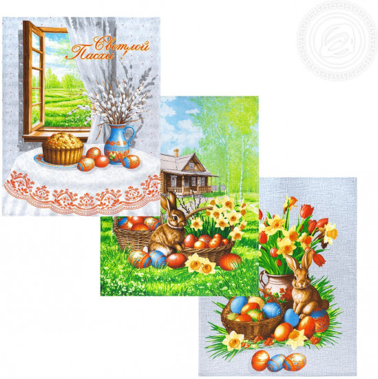 Набор полотенец из рогожки «Околица»