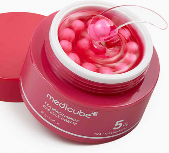 Осветляющий капсульный крем против пятен постакне и пигментации «TXA Niacinamide Capsule Cream»