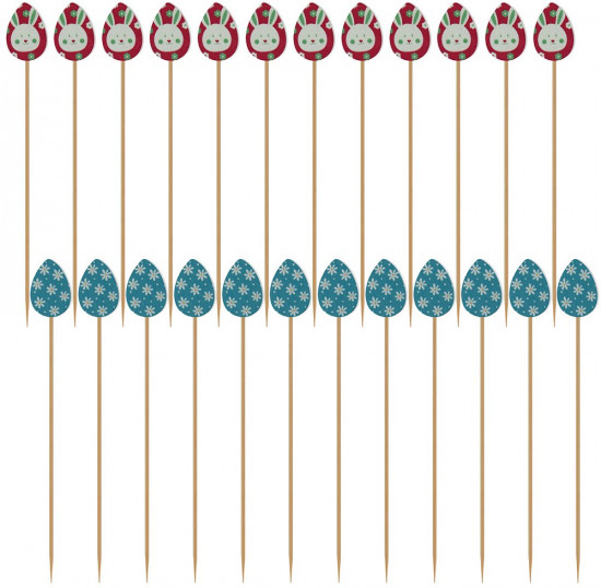 Набор шпажек для канапе «Пасхальные яйца»