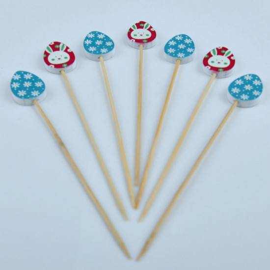 Набор шпажек для канапе «Пасхальные яйца»