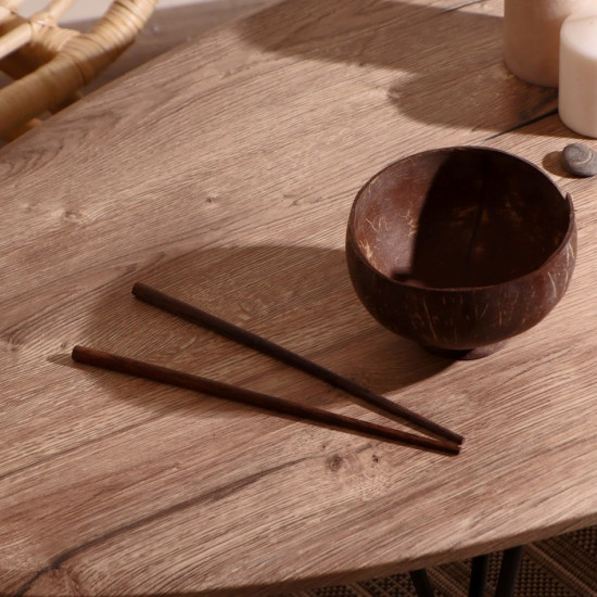 Тарелка с палочками из кокоса «Трапеза»