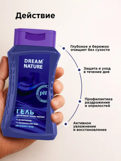 Мужской гель для интимной гигиены