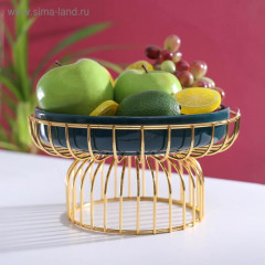 Подставка для десертов на подставке «Изумруд» - Фото 1