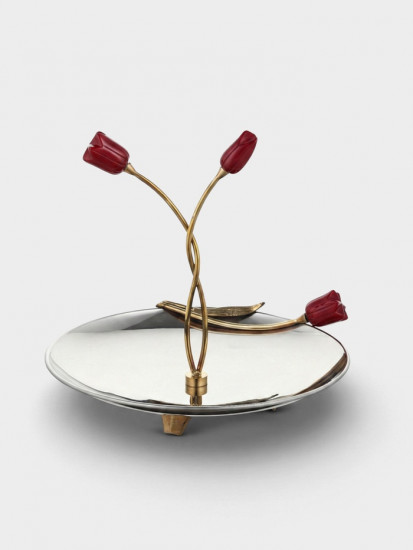 Подставка для пирожных «Три тюльпана»