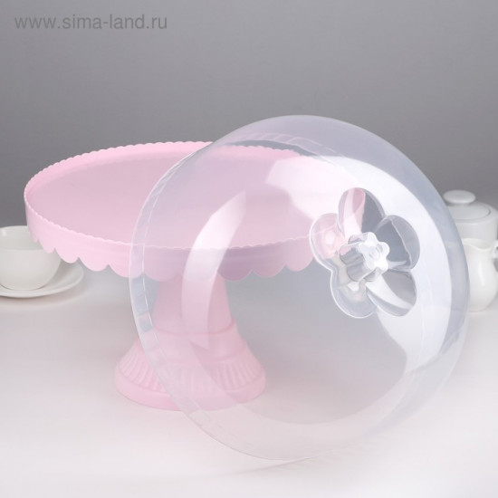 Подставка для торта и капкейков с крышкой