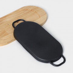 Сковорода на деревянной подставке - Фото 5