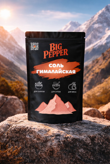 Соль гималайская пищевая
