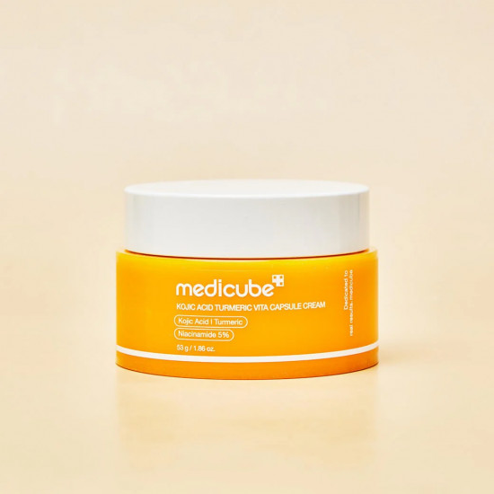 Осветляющий капсульный крем с койевой кислотой «Medicube Kojic Acid Turmeric»