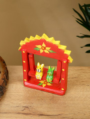 Сувенир «Зайки на качелях» - Фото 3