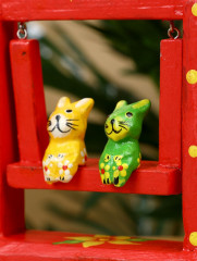 Сувенир «Зайки на качелях» - Фото 4