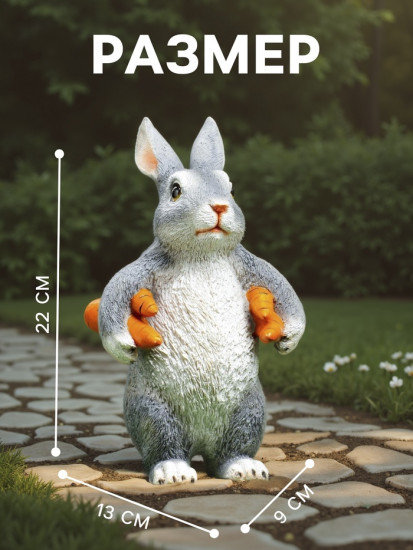 Фигура «Зайка несет морковь»