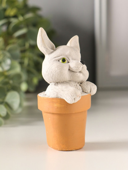 Фигурка «Кролик в горшке»