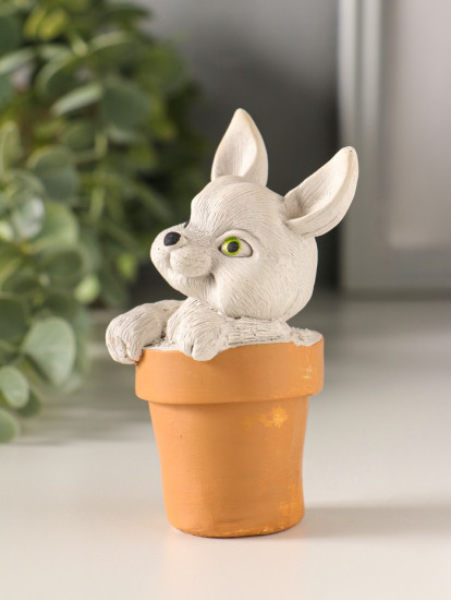 Фигурка «Кролик в горшке»